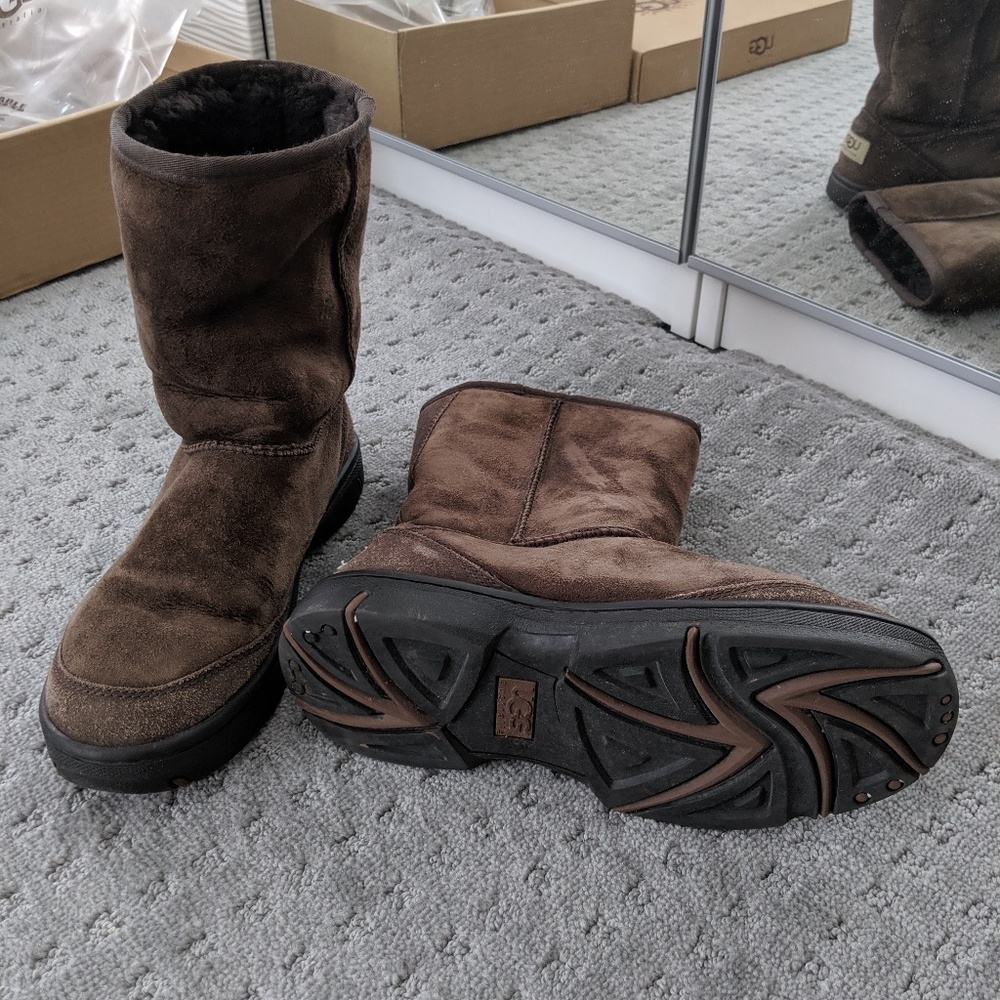 New UGG Boots Chocolate Ultimate Short